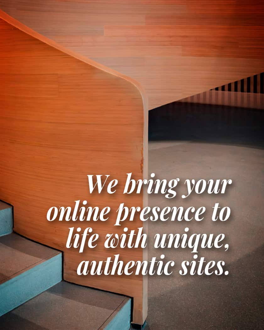 Modern design for a professional one-page website