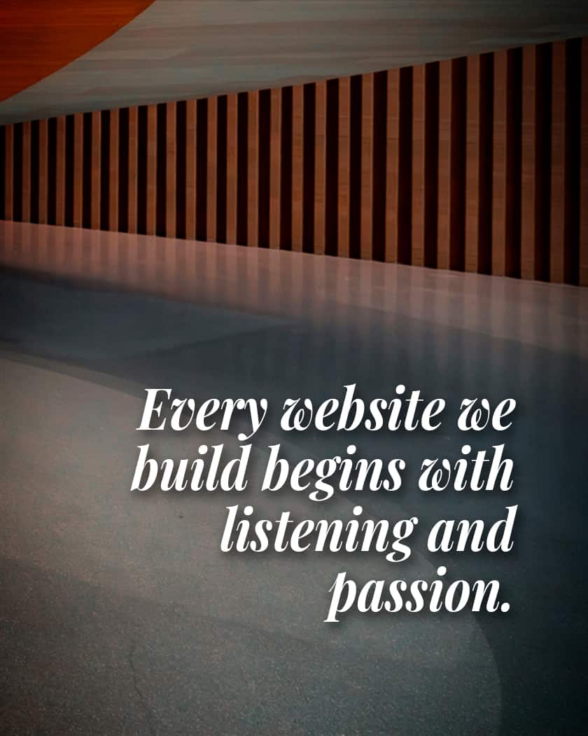 Responsive and optimized one-page website development