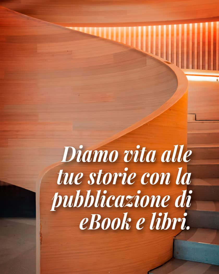 Pubblicazione in formato cartaceo e ebook: copertina libro moderna