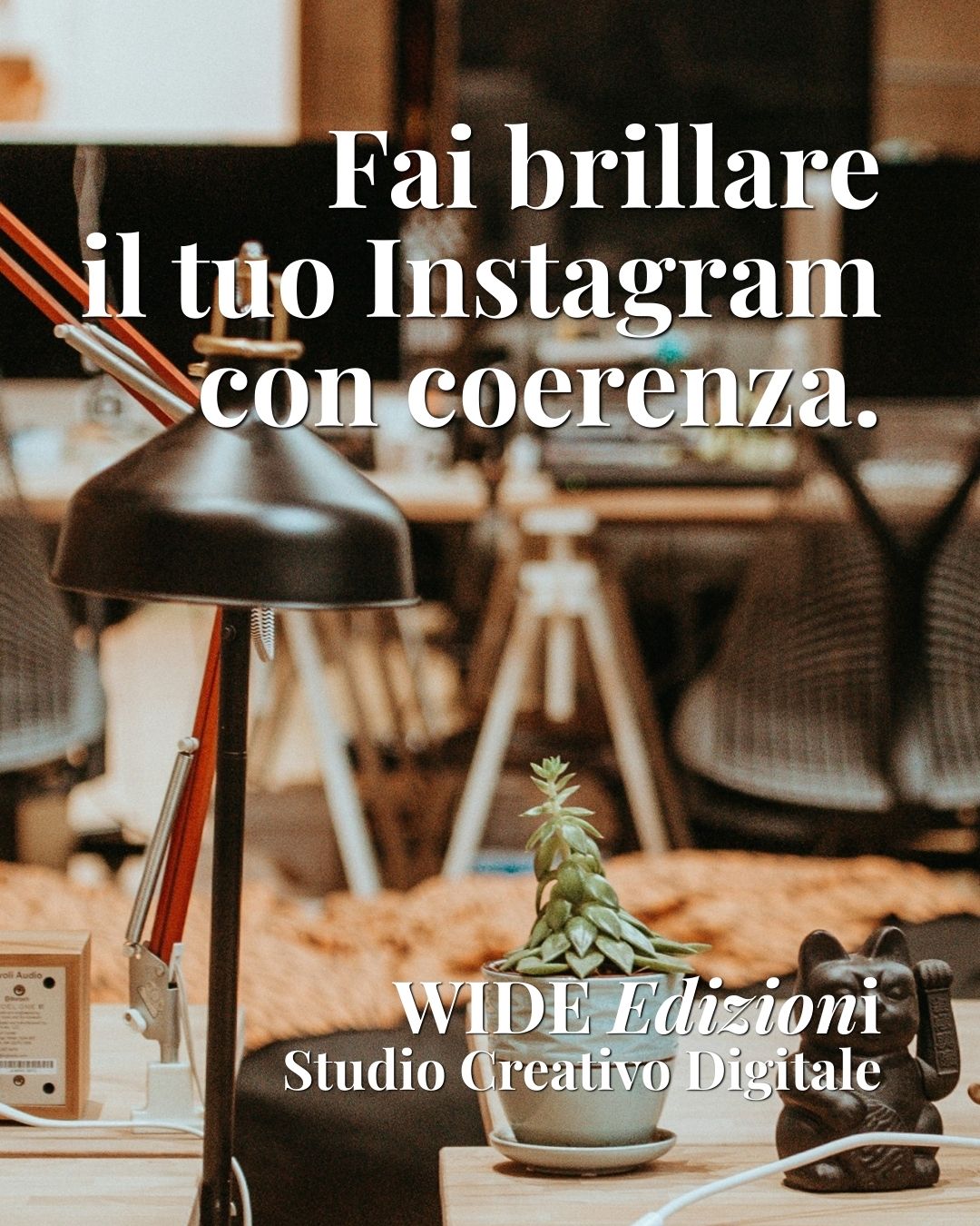 Contenuti social ottimizzati per aumentare visibilità su Instagram - WIDE Edizioni: Studio Creativo Digitale