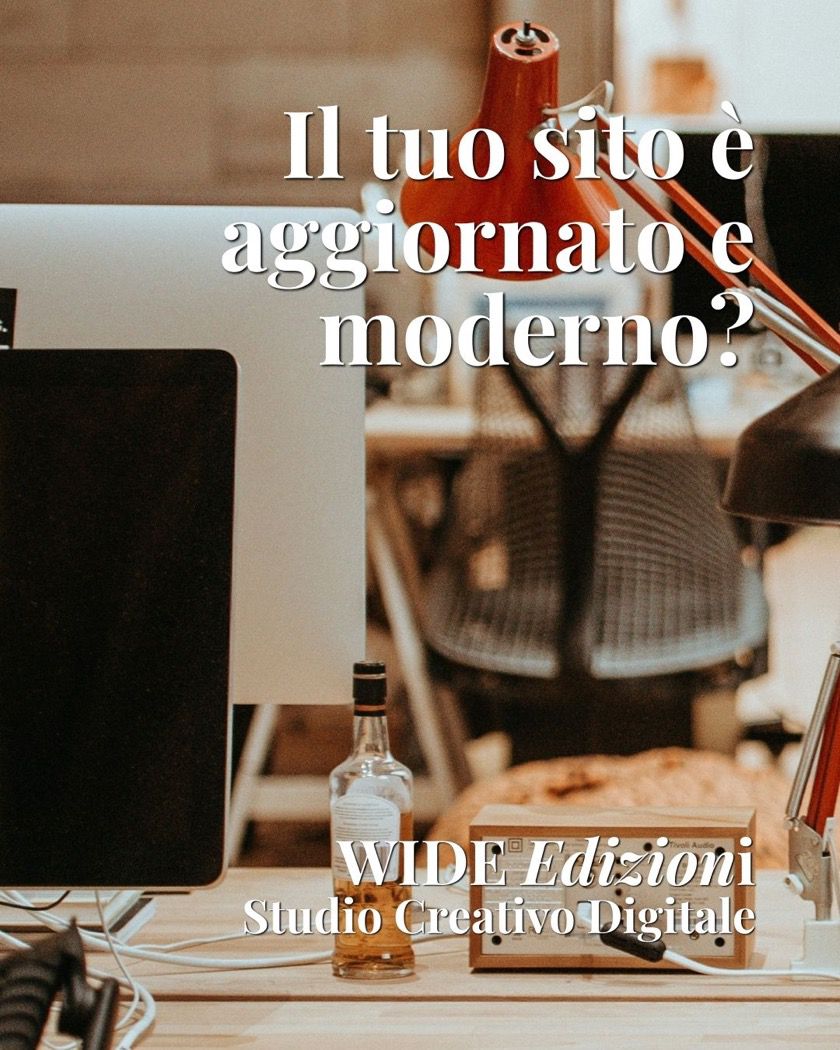 Sito web moderno per professionisti - WIDE Edizioni: Studio Creativo Digitale