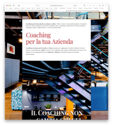 Coaching per Azienda: percorsi online su misura per team ed executive, con strumenti concreti per sviluppare leadership, collaborazione e potenziale professionale.